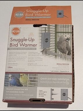 📣 Snuggle-Up Bird 🐦 Warmer Quick Easy Install New In The Box 📦 Small Medium